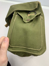 Load image into Gallery viewer, Original WW2 British Army 1943 Dated Assault Gas Mask Bag
