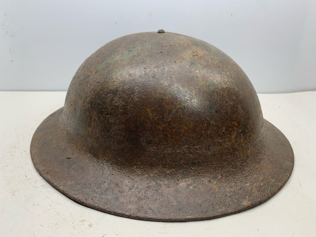 Original Rolled Edge WW1/WW2 British Army Brodie Mk1 Combat Helmet