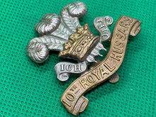 Load image into Gallery viewer, WW1 10th Royal Hussars Regiment Cap Badge
