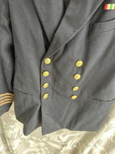 Load image into Gallery viewer, Original WW2 British Royal Merchant Navy Named Officers Jacket 1943 Dated -32&quot; C
