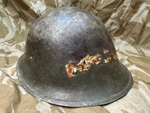 Load image into Gallery viewer, WW2 Mk3 High Rivet Turtle - British / Canadian Army Helmet - Nice Original
