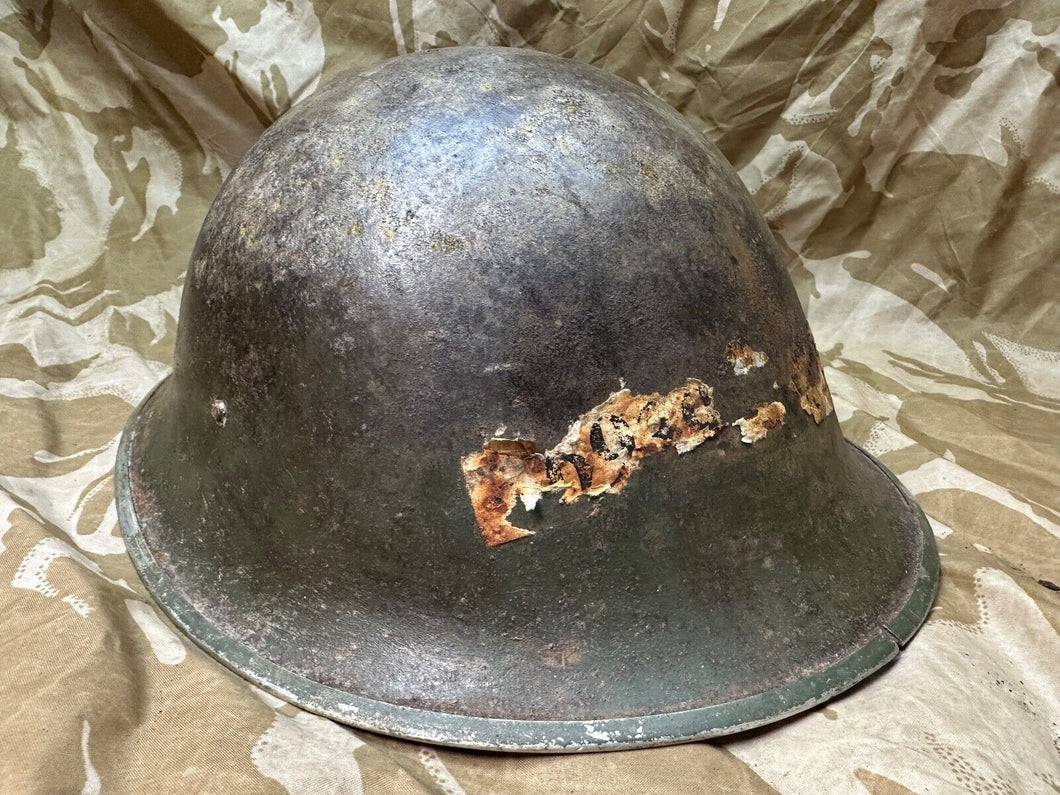 WW2 Mk3 High Rivet Turtle - British / Canadian Army Helmet - Nice Original