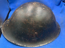 Load image into Gallery viewer, Original WW2 British Army / Canadian Army Mk3 Turtle Combat Helmet
