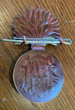 Load image into Gallery viewer, Victorian Era Royal Dublin Fusiliers Large Busby Badge With Two Rear Fixing Lugs
