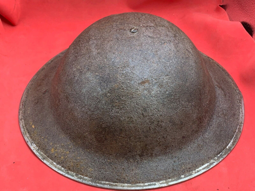 Original WW2 Combat Helmet - British / South African Army Mk2 Brodie Helmet