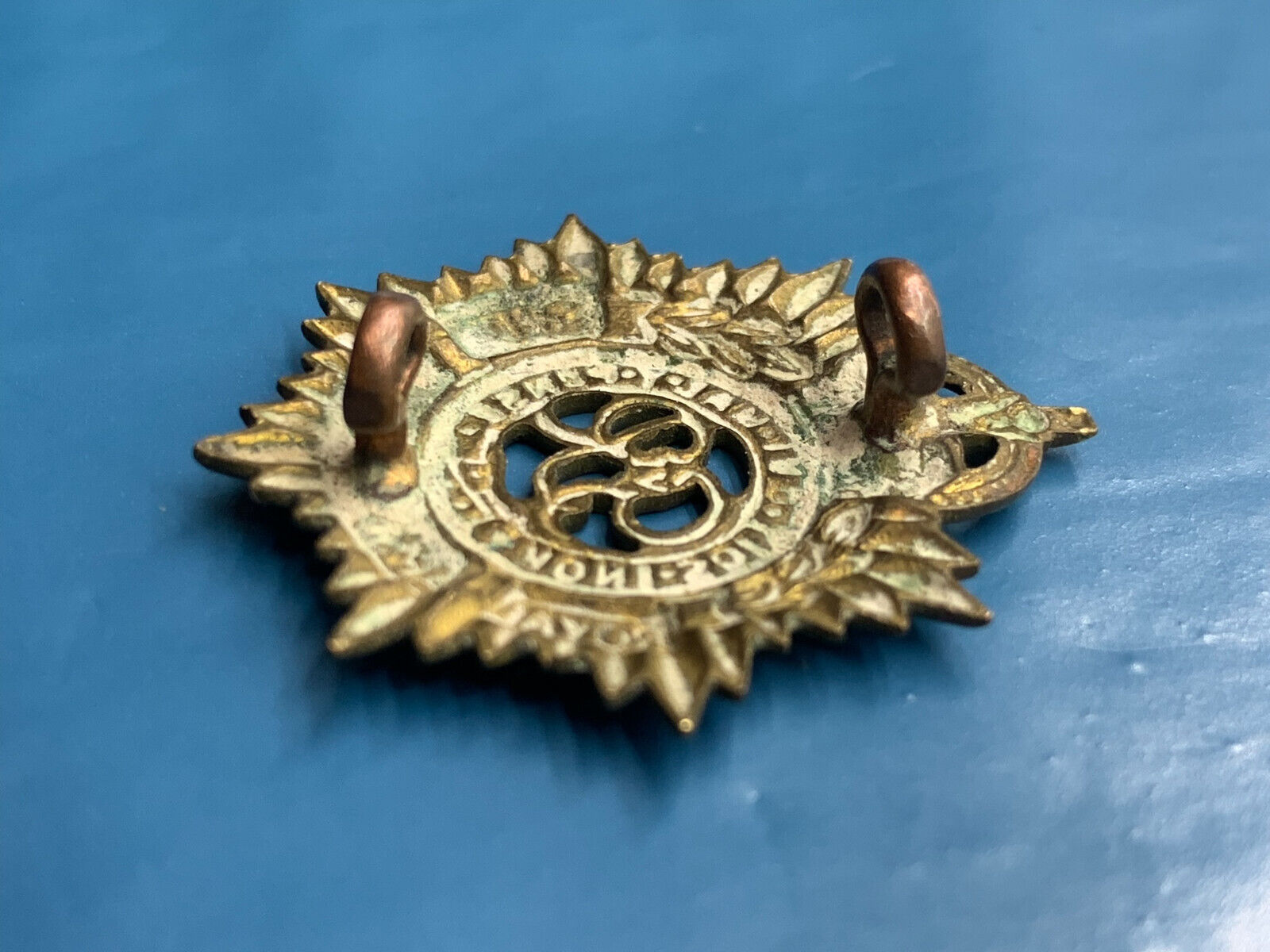 Original WW2 British Army Kings Crown Cap Badge - RASC Royal Army Serv ...