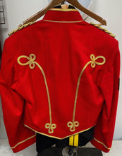Load image into Gallery viewer, British Army Sgt&#39;s Kings Royal Hussars Red tunic waistcoat and trousers STUNNING
