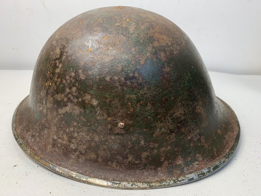 Mk3 Canadian / British Army Original WW2 Turtle Helmet High Rivet