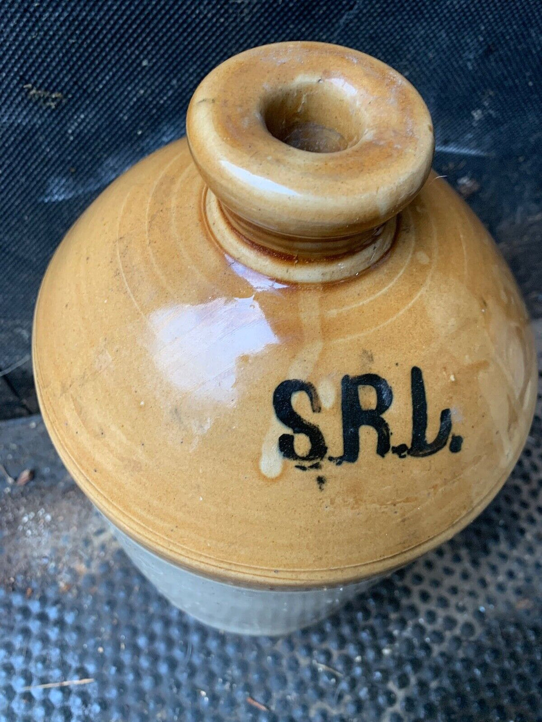 Original WW1 SRD Jar Rum Jar - British Army Issue - 