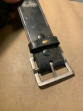 Lade das Bild in den Galerie-Viewer, Black Leather Pistol Shooting Belt - Bianchi B8 - Size 32&quot; Max
