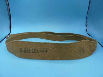 Original WW2 British Army 37 Pattern Shoulder / Cross Strap - Normal 1944 D&Mltd - The Militaria Shop