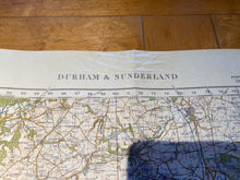 Charger l&#39;image dans la galerie, Large WW2 British Army - 1932 dated General Staff map of DURHAM &amp; SUNDERLAND.
