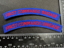 Load image into Gallery viewer, First Commando Brigade British Army Shoulder Titles - Nice Reproduction
