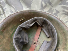 Load image into Gallery viewer, Original WW2 Canadian / British Army Mk3 High Rivet Turtle Helmet &amp; Liner
