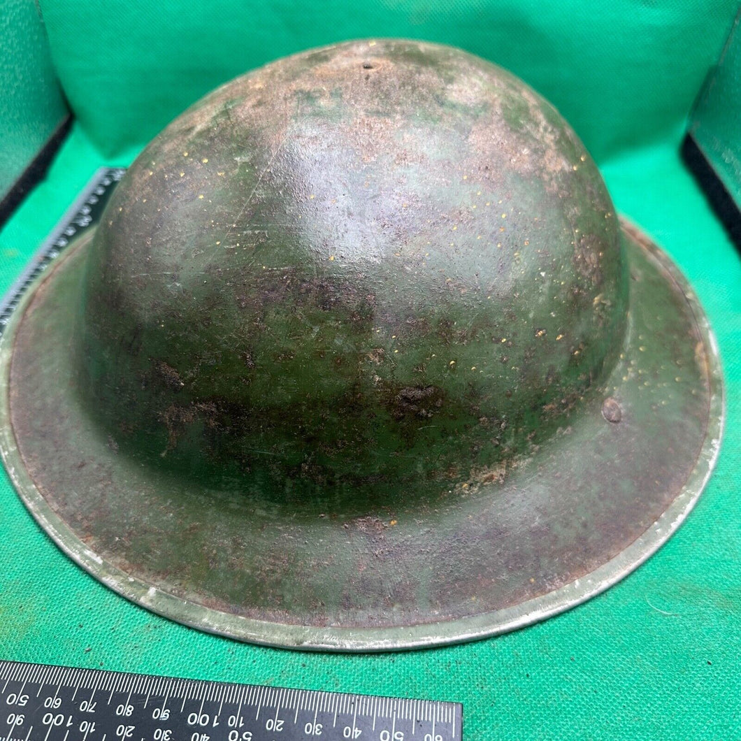 Britischer Armee-Mk2-Brodie-Helm – Original aus dem 2. Weltkrieg – südafrikanische Herstellung 