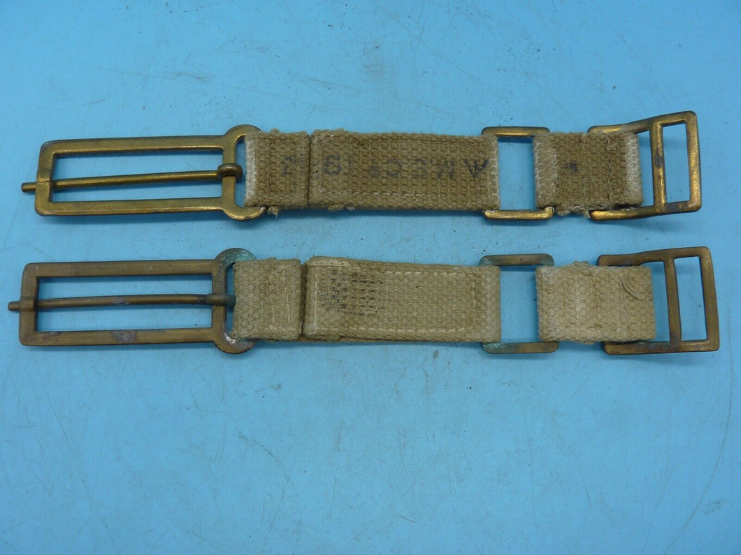 Original WW2 37 Pattern British Army Equipment Brace Adaptors