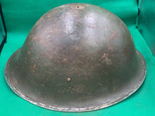 Load image into Gallery viewer, Original WW2 British Army / Canadian Army Mk3 Turtle Combat Helmet
