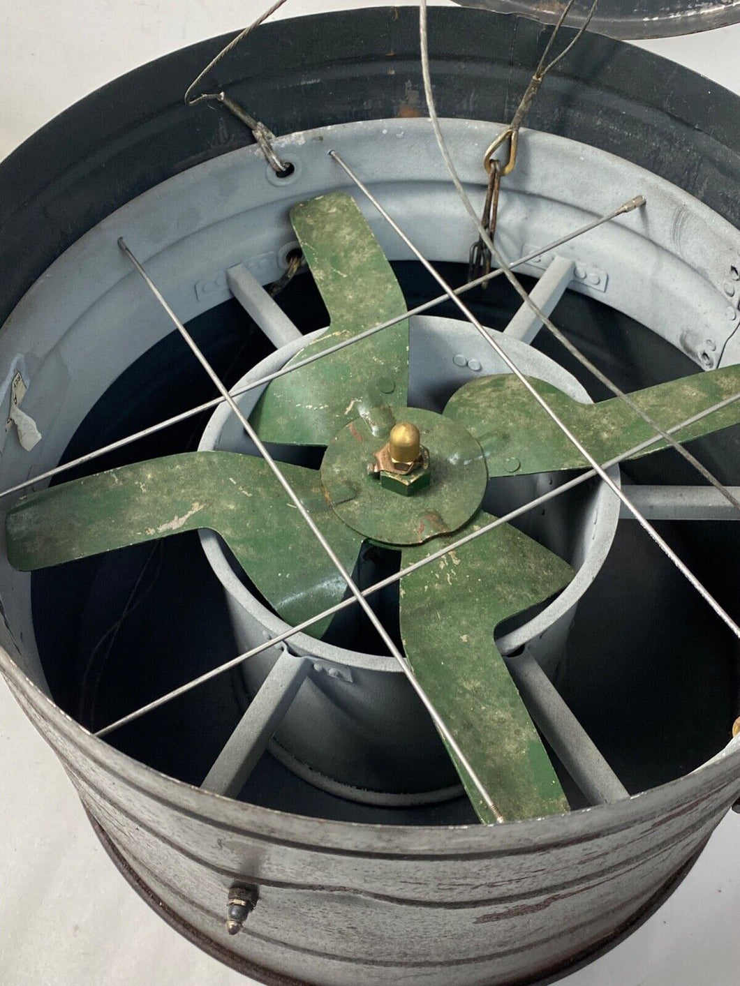 WW2 Royal Air Force RAF Air Speed Testing Fan in Box. AM Marked in Original Box.