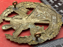 Load image into Gallery viewer, WW1 / WW2 British Army Cameron Highlanders - Liverpool Scottish Cap Badge..
