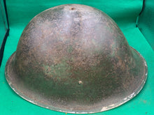 Load image into Gallery viewer, Original WW2 British Army / Canadian Army Mk3 Turtle Combat Helmet
