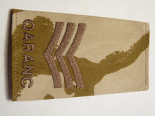 Load image into Gallery viewer, DPM Rank Slides / Epaulette Single Genuine British Army -  QARANC Sergeant
