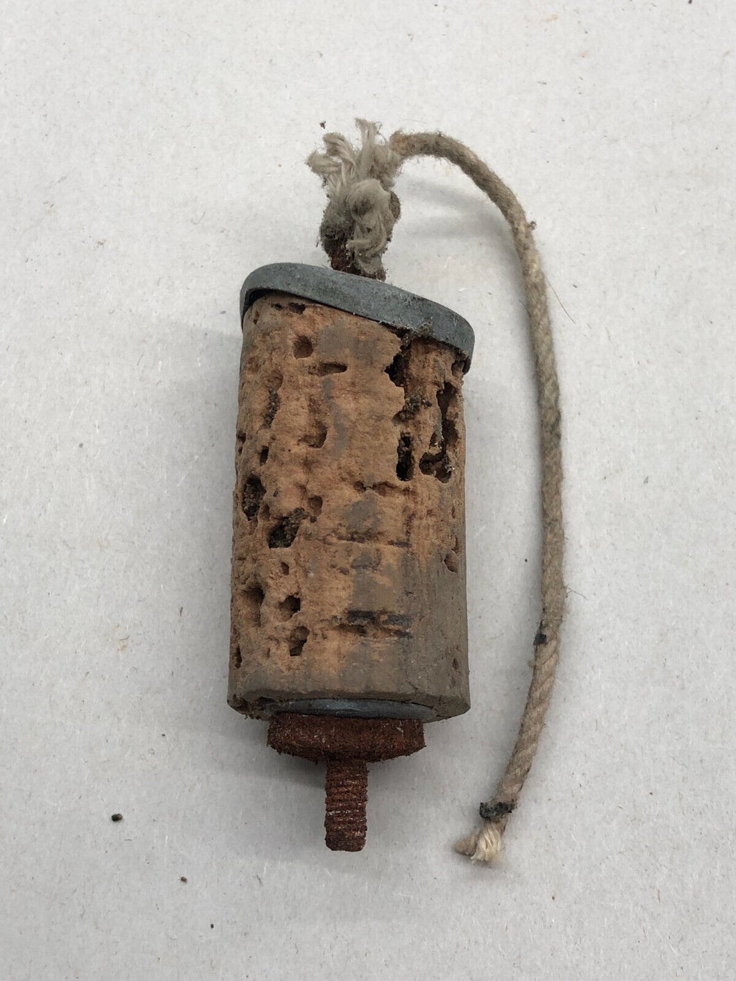 Original WW1 / WW2 British Army Water Bottle Cork Lid