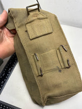 Load image into Gallery viewer, Original WW2 British Army 37 Pattern Webbing Bren Pouch - WW2 Dated
