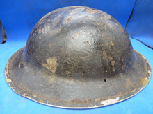 Load image into Gallery viewer, Original WW2 South African Army Mk2 Brodie Helmet - British Style Combat Helmet - The Militaria Shop
