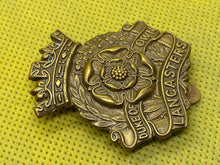 Load image into Gallery viewer, WW1 / WW2 British Army Duke of Lancasters Regiment Cap Badge
