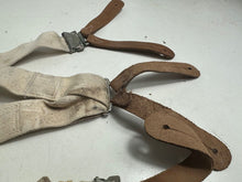 Load image into Gallery viewer, Original WW2 British Army / RAF Trouser Suspenders - Well Worn Example
