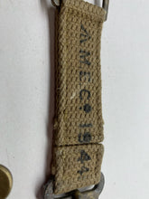 Load image into Gallery viewer, Original WW2 British Army 37 Pattern Brace Adaptors - 1944 Dated
