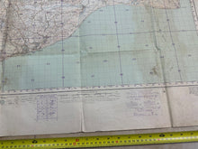 Load image into Gallery viewer, Original WW2 British Army OS Map of England - War Office - Hastings
