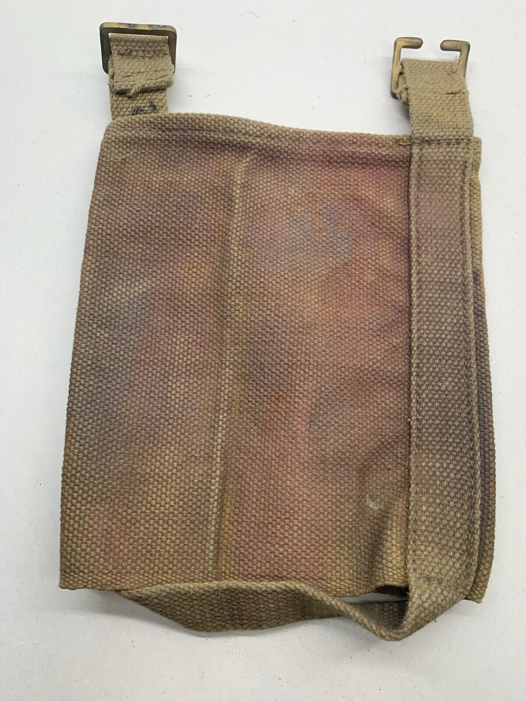 WW2 British Army / RAF 37 Pattern Webbing Water Bottle Carrier Harness 1944 Date - The Militaria Shop