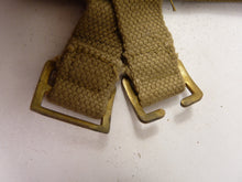 Load image into Gallery viewer, Original WW2 1943 Dated British Army 37 Pattern Water Bottle Carrier Harness
