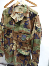 Load image into Gallery viewer, Genuine US Army Camouflaged BDU Battledress Badged Uniform - 37 to 41 Inch Chest
