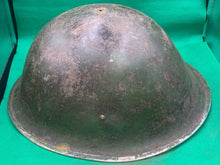 Load image into Gallery viewer, Original WW2 British Army / Canadian Army Mk3 Turtle Combat Helmet
