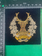 Load image into Gallery viewer, British Army Bullion Embroidered Blazer Badge - Gordon Highlanders
