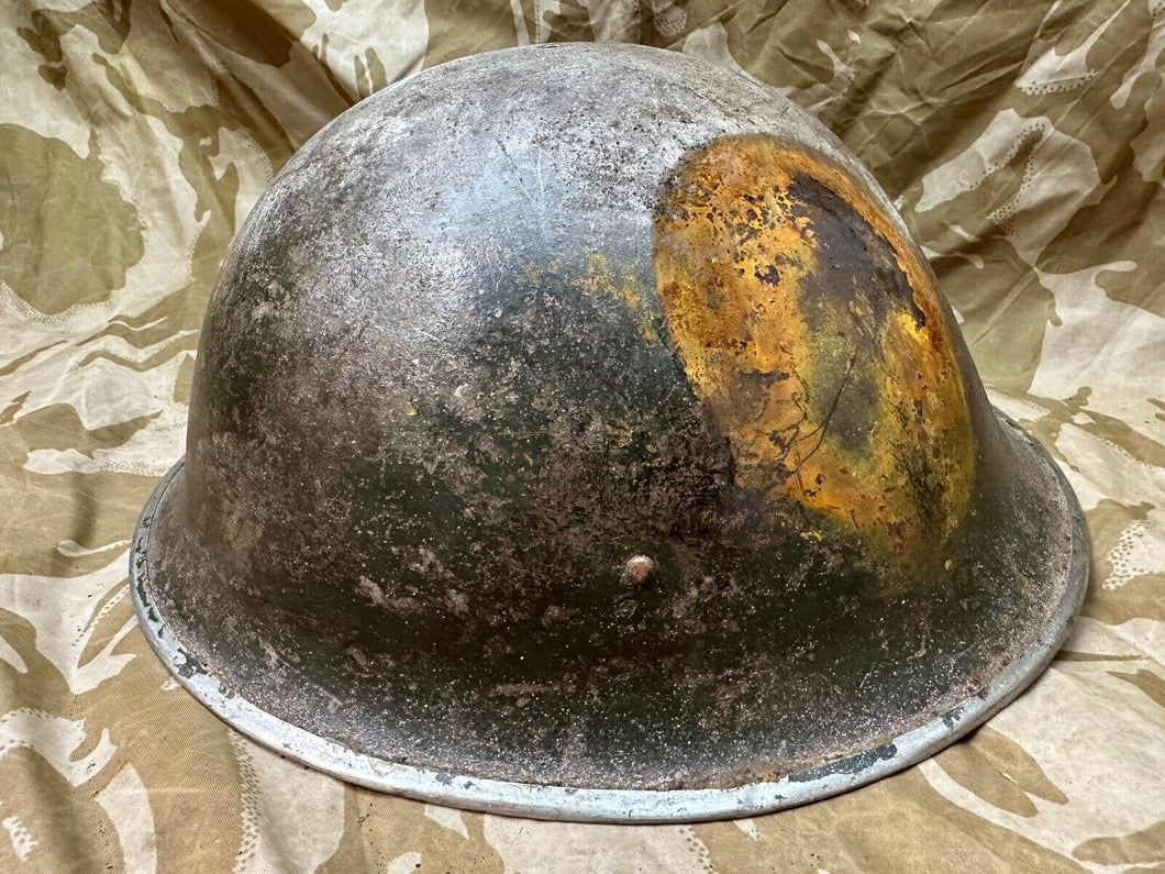 WW2 Mk3 High Rivet Turtle - British / Canadian Army Helmet - Nice Original