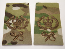 Load image into Gallery viewer, MTP Rank Slides / Epaulette Pair Genuine British Army -Warrant Officer Artificer
