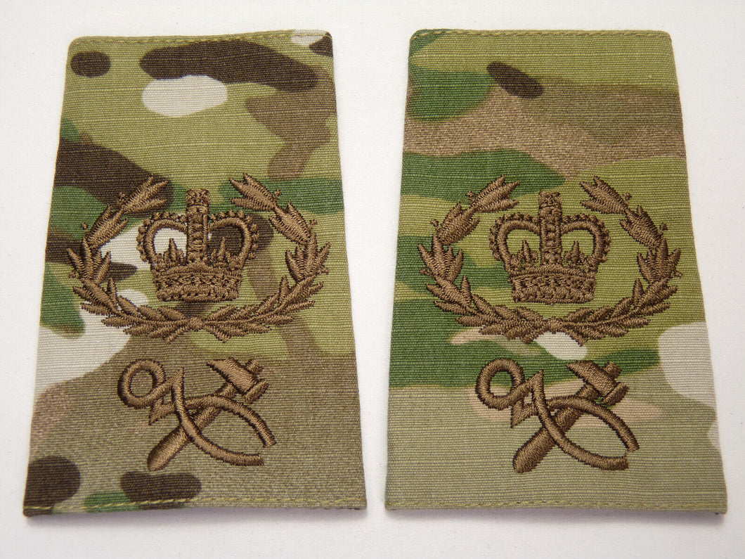 MTP Rank Slides / Epaulette Pair Genuine British Army -Warrant Officer Artificer