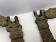 Charger l&#39;image dans la galerie, Original WW2 British Army 37 Pattern L Straps Pair - Wartime Dated
