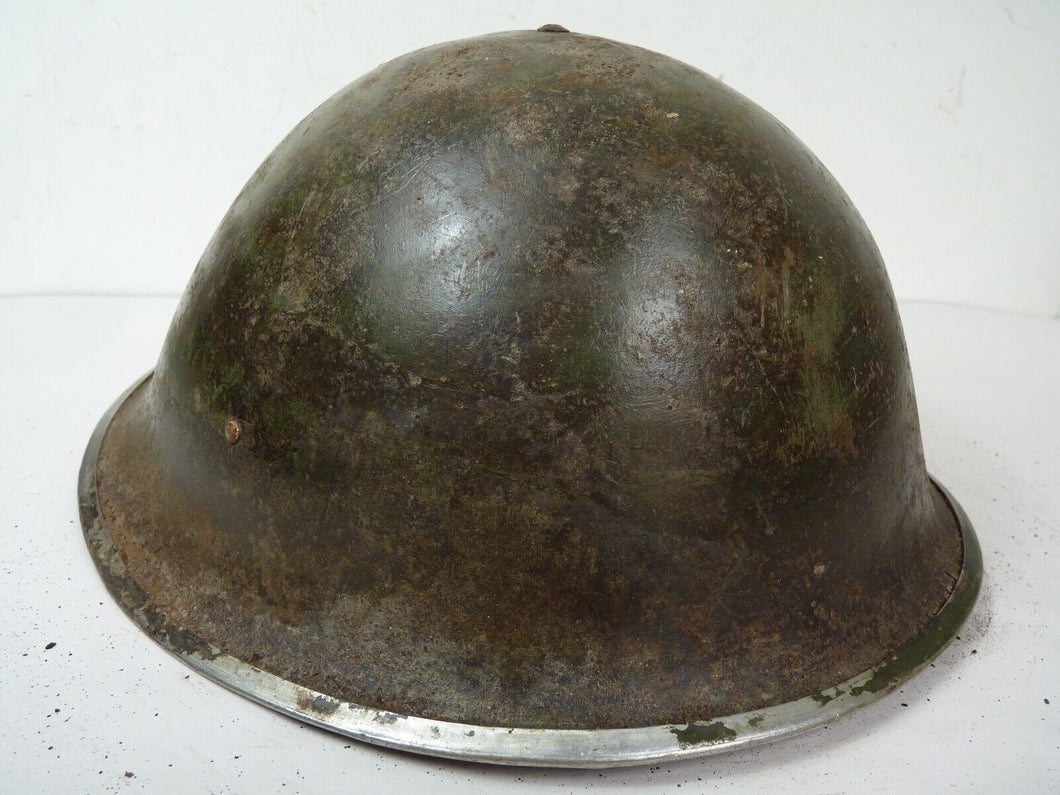 Original Mk3 Canadian / British Army WW2 Turtle Helmet High Rivet