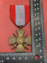 Load image into Gallery viewer, WW2 onwards French War Cross for Foreign Operational Theatres - Croix du Guerre
