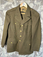 Load image into Gallery viewer, Original US Army WW2 Class A Uniform Jacket - 39&quot; Regular Chest - 1942 Dated
