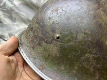 Load image into Gallery viewer, Original WW2 British / Canadian Army Mk3 Turtle Helmet &amp; Liner
