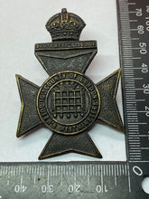 Load image into Gallery viewer, Original WW1 British Army 16th County of London Westminster Regiment Cap Badge
