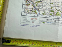 Load image into Gallery viewer, Original WW2 British Army OS Map of England - War Office - Kington
