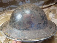 Load image into Gallery viewer, Original WW2 British Style South African Mk2 Army Combat Helmet - The Militaria Shop
