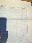 WW2 British Army 1932 MILITARY EDITION General Staff map HOLY ISLAND. - The Militaria Shop