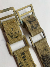 Load image into Gallery viewer, Original WW2 British Army 37 Pattern Brace Adaptors - AM Marked
